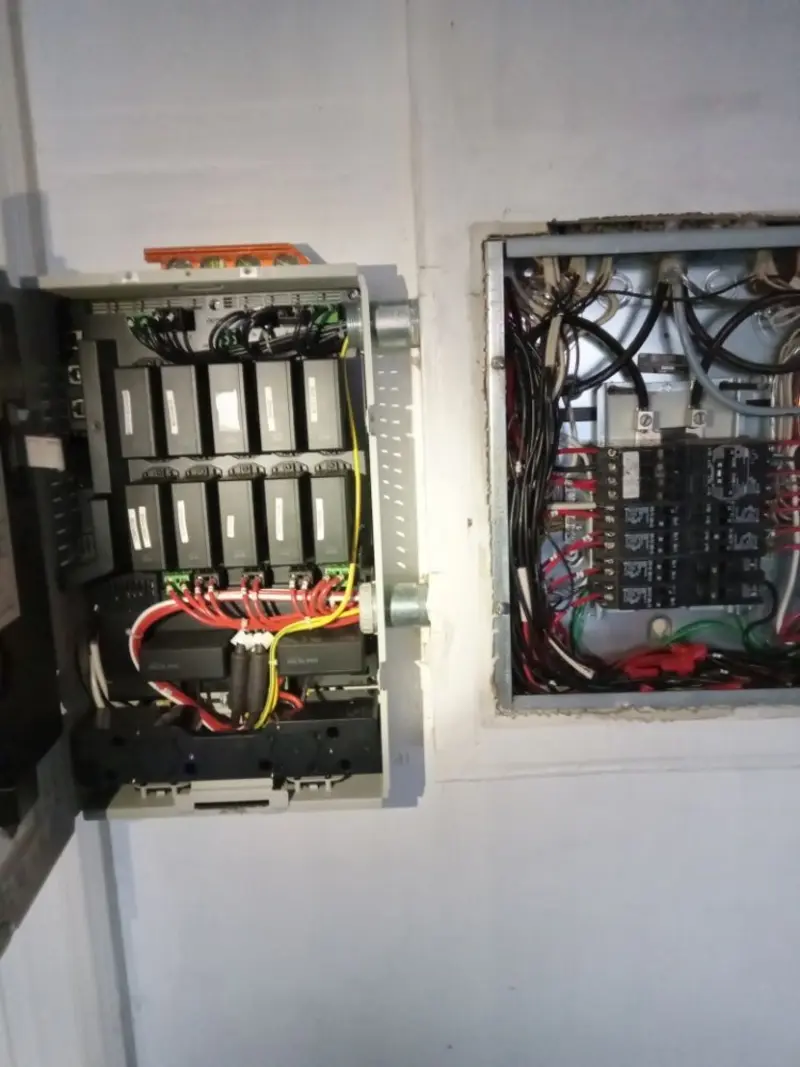 Electrical panel upgrade completed for Indoor Lighting Installation in Vidalia
